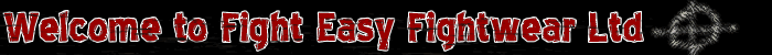 Fight Easy Fightwear mma clothing uk header